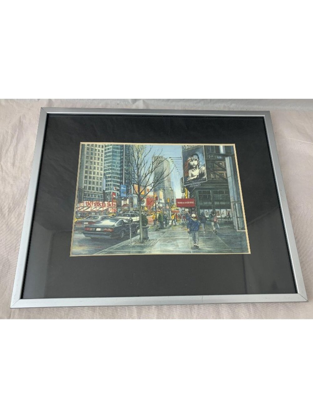 Times Square New York Framed Print - 10.5" x 8.5" - NYC Landmark
